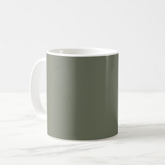 Taza De Café Moss Green Personalizado Coffee Mug (Anverso izquierdo)