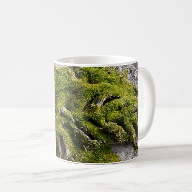 Taza De Café Mossy Broken Headstone (Anverso derecho)
