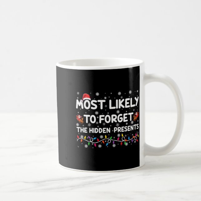 Taza De Café Most Likely To Forget The Hidden Xmas _1  (Derecha)