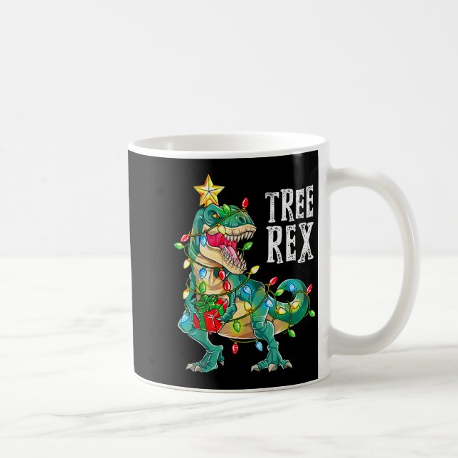 Taza De Café Most Wonderful Christmas Co Dinosaur Christmas Tre (Derecha)