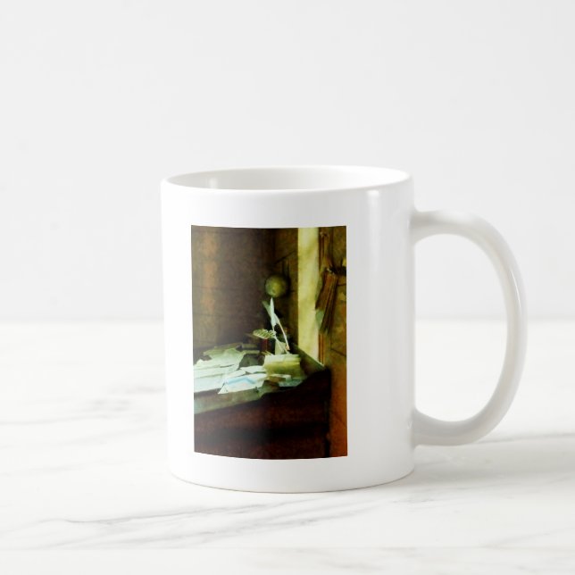 Taza De Café Mostrador con almizcle y papel (Derecha)