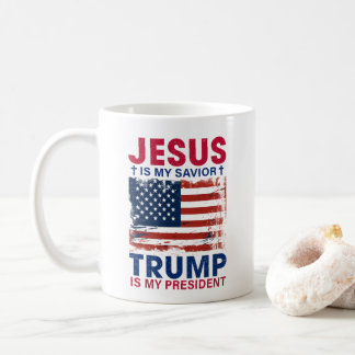 Taza De Café Mostrar con orgullo su apoyo a Trump