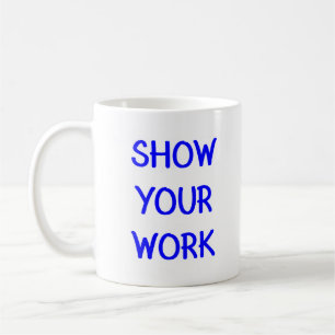 Taza De Café mostrar tu trabajo