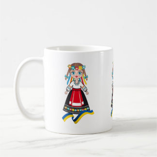 Taza De Café Motanka, muñeca folclórica ucraniana, victoria en 