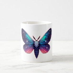 Taza De Café Moth Galaxy - Fantasía temática del espacio cósmic