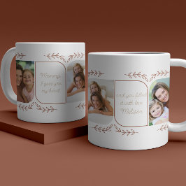 Taza De Café Mother 3 Vertical Photo Loving Words Feminine