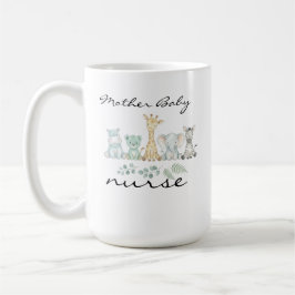 Taza De Café Mother Baby Nurse Safari Jungle Animal Nursery
