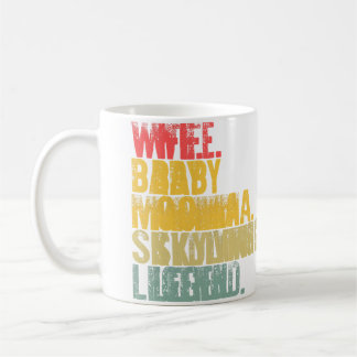 Taza De Café Mother Women Funny Wife Baby Momma Skydiving Legen