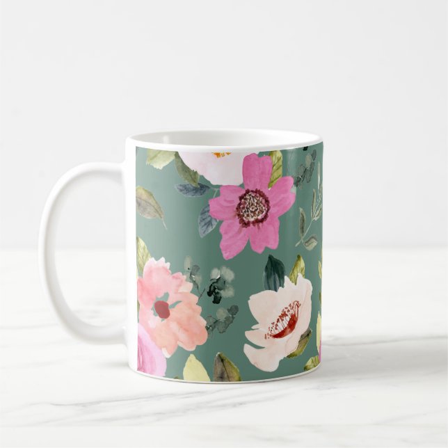 Taza De Café Mother's Day Been & Floral (Izquierda)