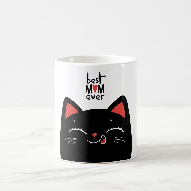 Taza De Café Mother's Day - best mom ever (Centro)