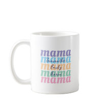 Mothers day custom kids name MAMA gift
