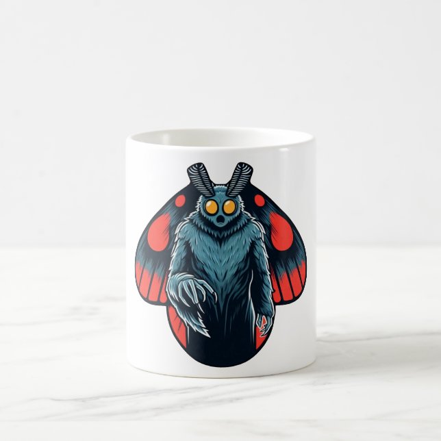 Taza De Café Mothman - Criptozoología de Virginia Occidental (Centro)