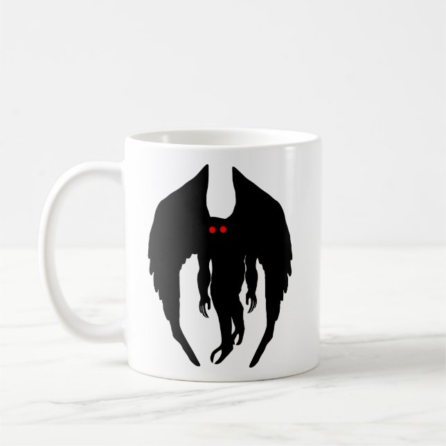 Taza De Café Mothman Cryptid (Izquierda)