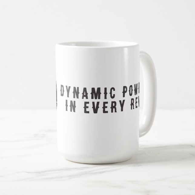 Taza De Café Motif de cráneo en una paleta monocroma (Anverso derecho)