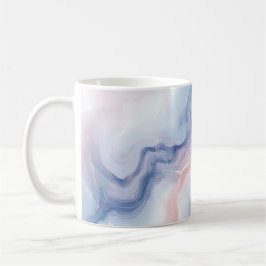 Taza De Café 🎨 Motif Marbré Pastel Doux et Élégant 🎨