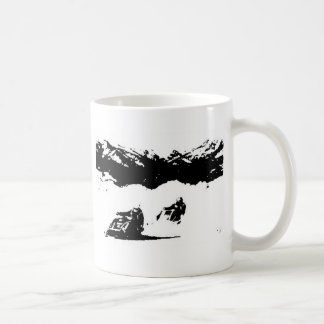 Taza De Café Motín que compite con del Snowmobile
