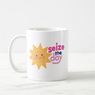 Taza De Café Motivación alentadora para el sol Sonriente Frase 