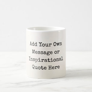 Taza De Café Motivación de citas Inspiradoras personalizadas D