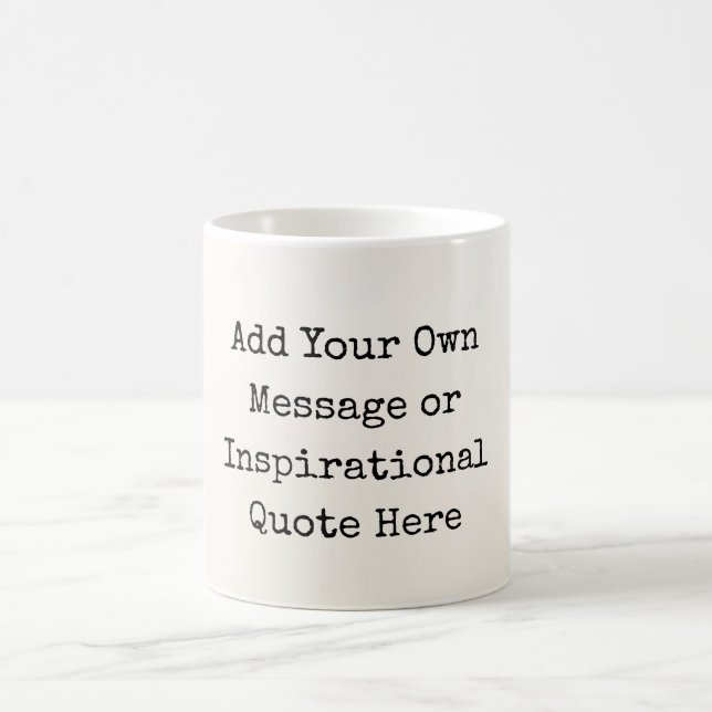 Taza De Café Motivación de citas Inspiradoras personalizadas DI (Centro)