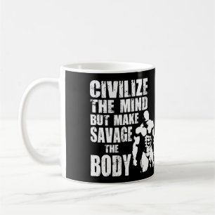 Taza De Café Motivación de "Construcción de cuerpos" - Hacer de