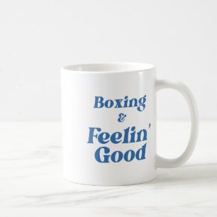 Taza De Café Motivación de Entrenamiento de Boxeo Fitness Senti