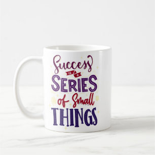 Taza De Café Motivación de éxito de cita de reproducción minima