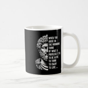 Taza De Café Motivación de la camiseta del filósofo estoico Mar
