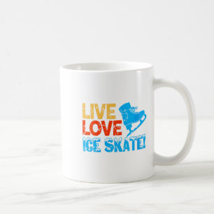 Taza De Café Motivación De Patinaje Sobre Hielo Glide En Vivo P