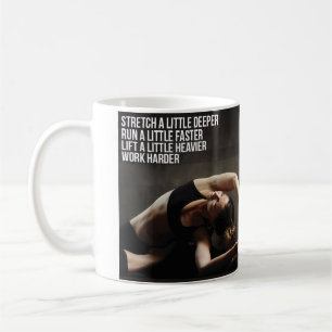 Taza De Café Motivación del entrenamiento de las mujeres