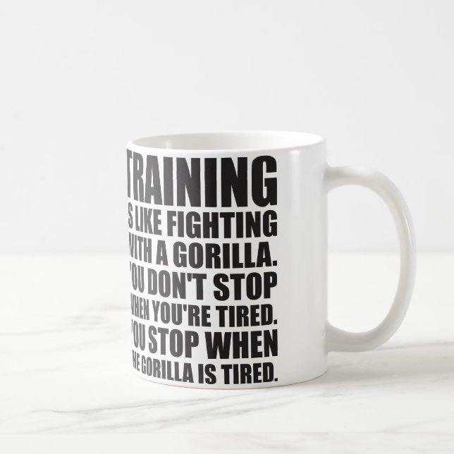 Taza De Café Motivación del entrenamiento - Entrenamiento - Luc (Derecha)