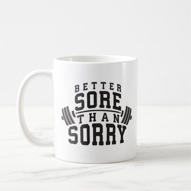 Taza De Café Motivación del entrenamiento - Mejor Dolor Que Per (Izquierda)
