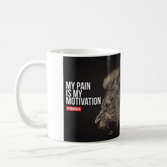 Taza De Café Motivación del gimnasio de construcción de cuerpos (Izquierda)