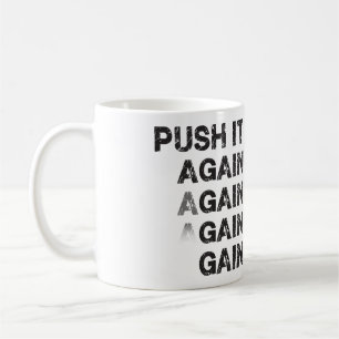 Taza De Café Motivación del gimnasio del entrenamiento de la