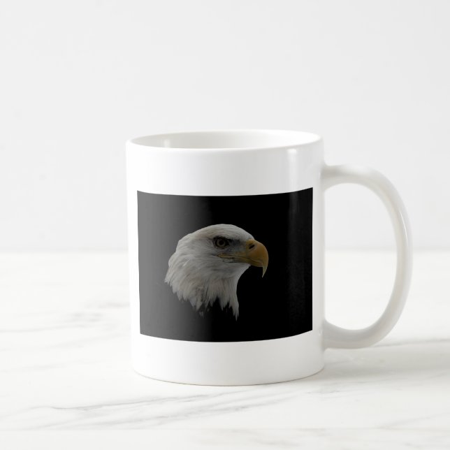 Taza De Café Motivación del liderazgo del águila estadounidense (Derecha)