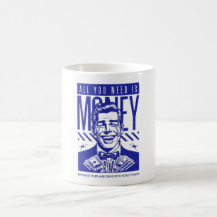 Taza de café Motivación Dinero Divertido - Ajetreo