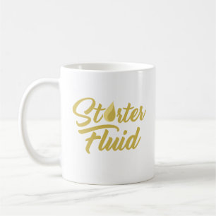 Taza De Café Motivación divertida del fluido del motor de arran