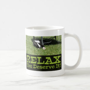 Taza De Café Motivación Relax Cat Me Time Diversión Diseño