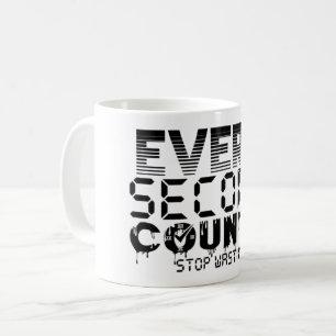 Taza De Café Motivacional Cada Segundo Cuenta