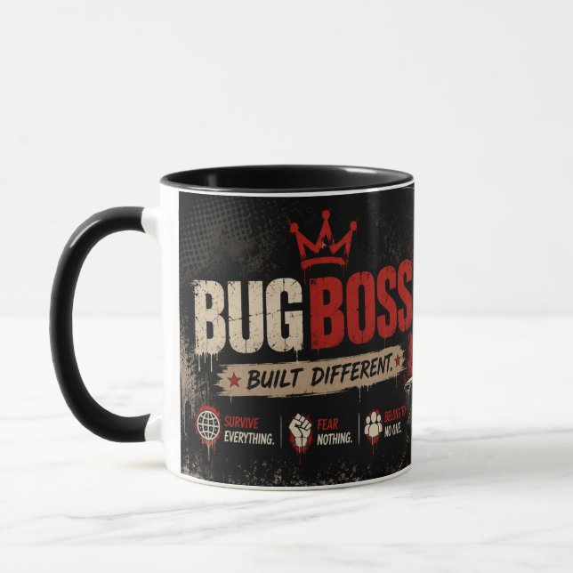 Taza de Café Motivacional Construida Diferente (Izquierda)