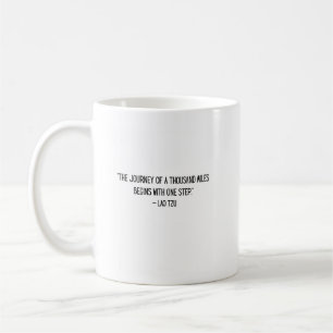 Taza de café motivacional de Lao Tzu