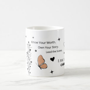 Taza De Café Motivacional Energía Del Personaje Pr
