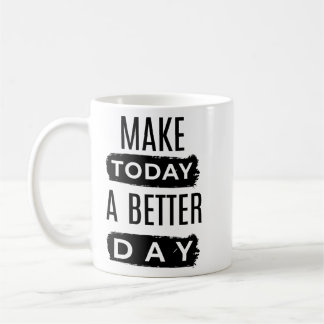 Taza De Café Motivacional Haz Hoy Un Mejor Día
