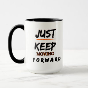Taza De Café Motivacional Sigue Adelante