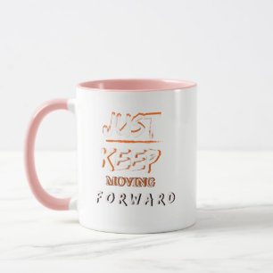 Taza De Café Motivacional Sigue Adelante