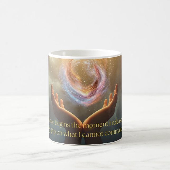Taza De Café Motivational and Inspirational Quote of Peace (Centro)