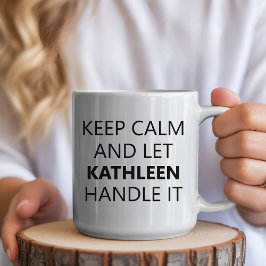 Taza De Café Motivational Custom Name Mug for Women or Men