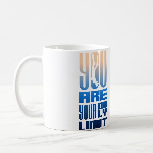 Taza De Café Motivational Freediving Apnea Skin Diving Snorkell (Izquierda)