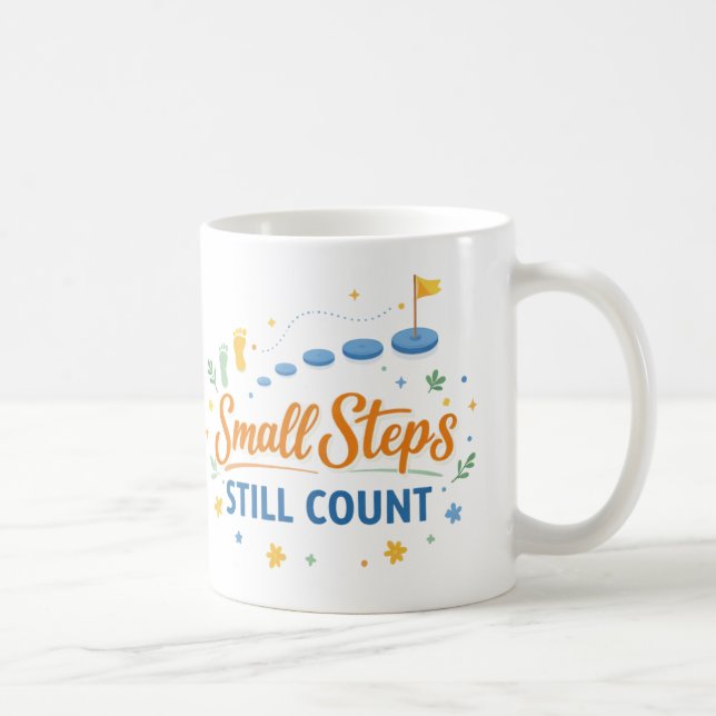 Taza De Café Motivational Growth Quote Typography (Derecha)