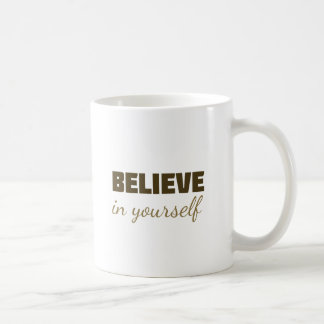 Taza De Café Motivational Mug “Believe in Yourself” – Inspirati