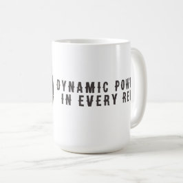 Taza De Café Motivo de Calavera en una Paleta Monocroma